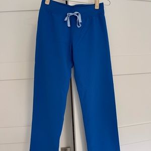 Figs Livingston Scrub Pants Royal Blue